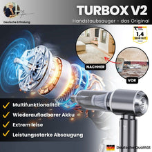Lade das Bild in den Galerie-Viewer, TurboX - 4 in 1 Power-Handstaubsauger - das Original
