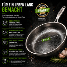 Lade das Bild in den Galerie-Viewer, TitanPur Pro – Beschichtungsfreie Titanpfanne ohne PFAS & PTFE | 28 cm