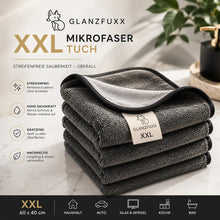 Lade das Bild in den Galerie-Viewer, GlanzFuxx XXL – Das XXL Mikrofasertuch für perfekten Glanz
