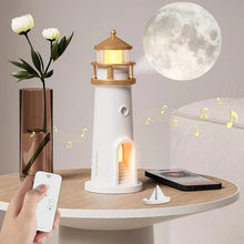 Lade das Bild in den Galerie-Viewer, Magische Leuchtturm‑Lampe mit Mondlicht-Projektion
