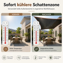 Lade das Bild in den Galerie-Viewer, SonnenSchutz Pro – Premium Sonnenschutz-Netz für Terrasse & Garten