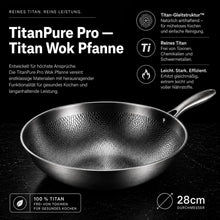 Carica l'immagine nel visualizzatore di Gallery, TitanPure Pro — Padella Wok in titanio