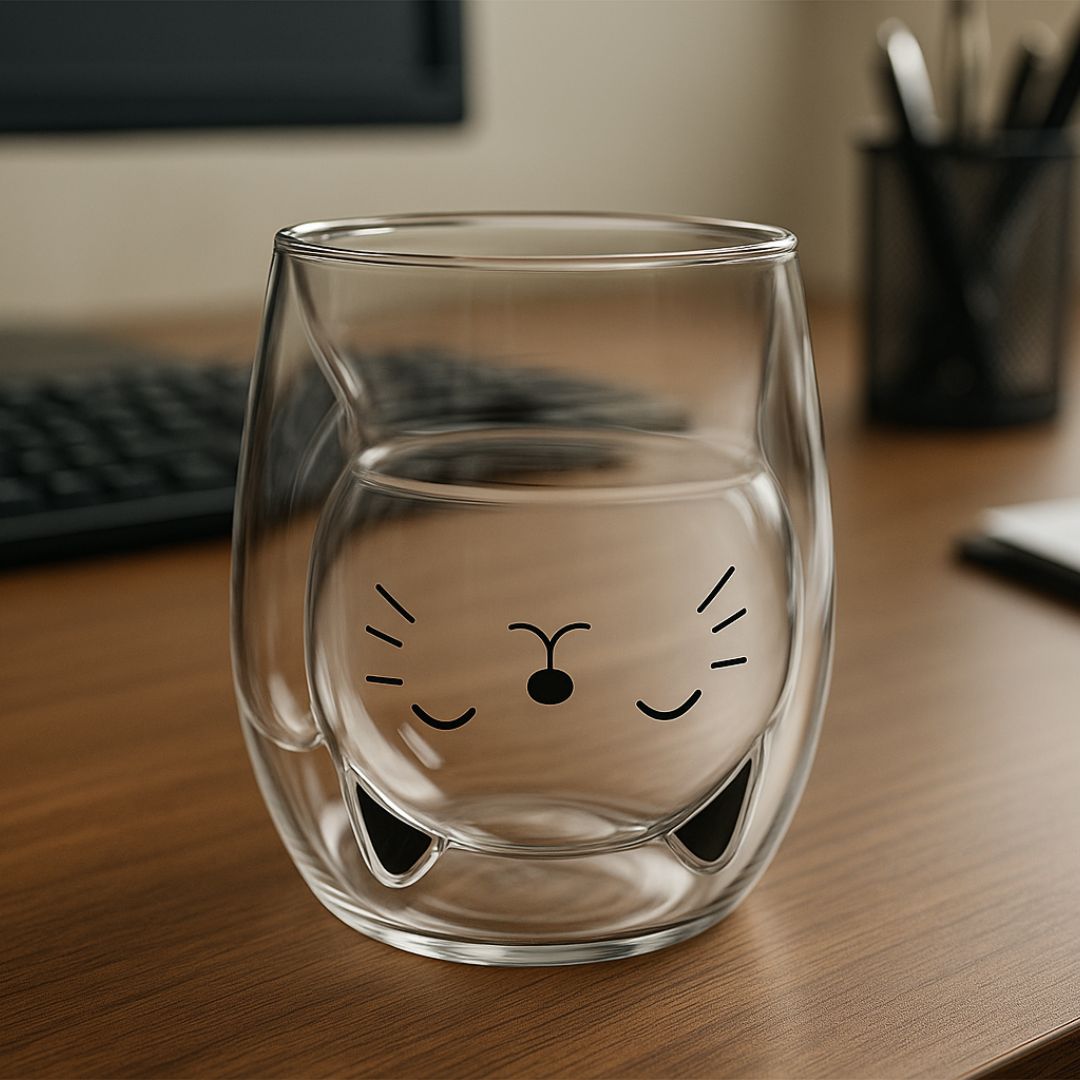 MiauGlas Tasse