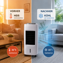 Lade das Bild in den Galerie-Viewer, KlimaFresh – Mobiler Luftkühler – Keine Installation erforderlich | Kühlt bis zu 50 m²
