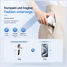 Carica l'immagine nel visualizzatore di Gallery, EisLuft Pro™ - Persönlicher Ventilator mit aktiver Sofortkühlung — 199 Stufen, ein Knopfdruck, sofort spürbar kühler.
