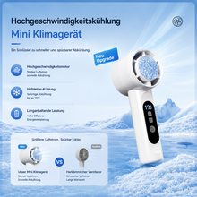 Carica l'immagine nel visualizzatore di Gallery, EisLuft Pro™ - Persönlicher Ventilator mit aktiver Sofortkühlung — 199 Stufen, ein Knopfdruck, sofort spürbar kühler.
