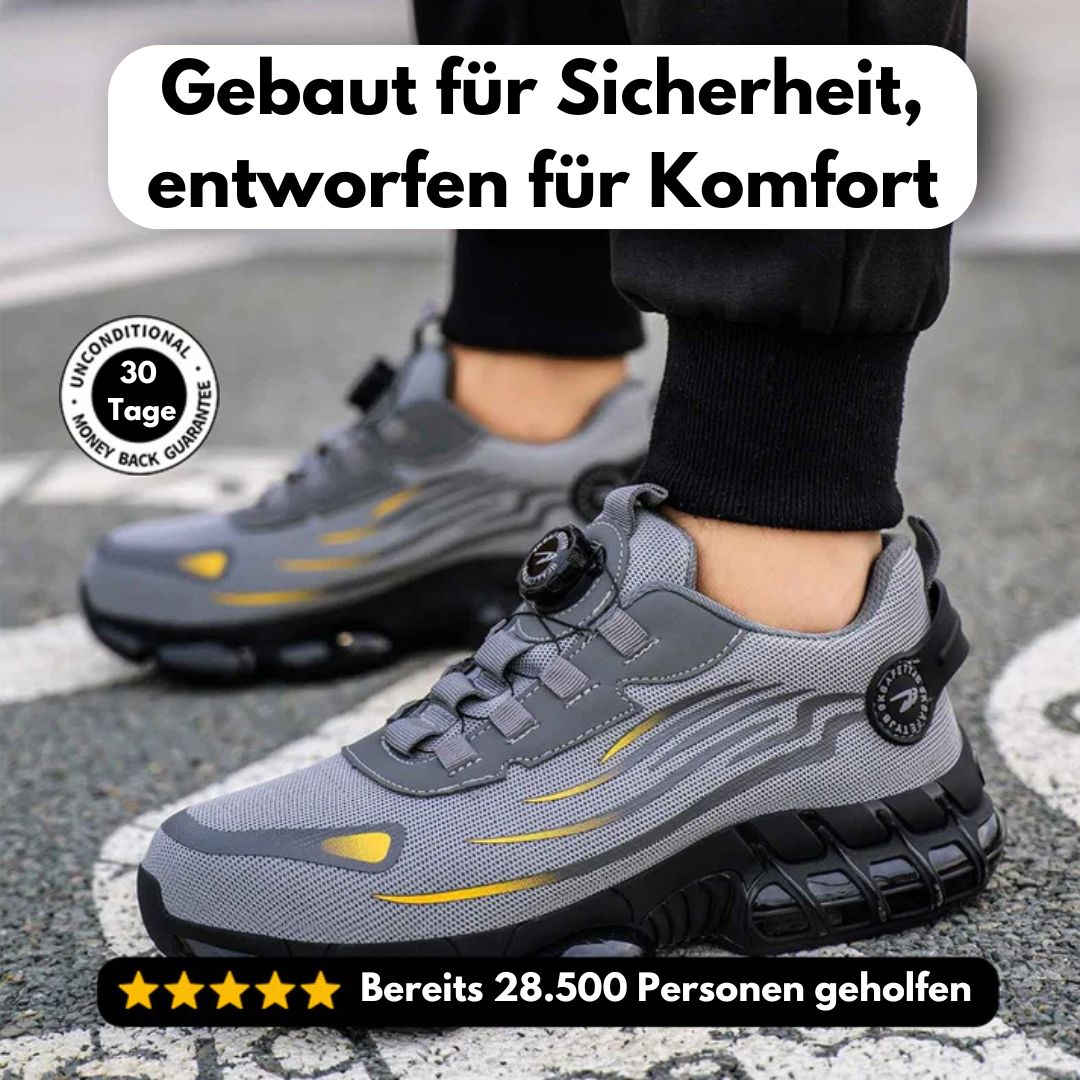SafeStep - ergonomischer Sicherheitsschuh mit anatomisch geformter Sohle - Zertifiziert nach EN ISO 20345