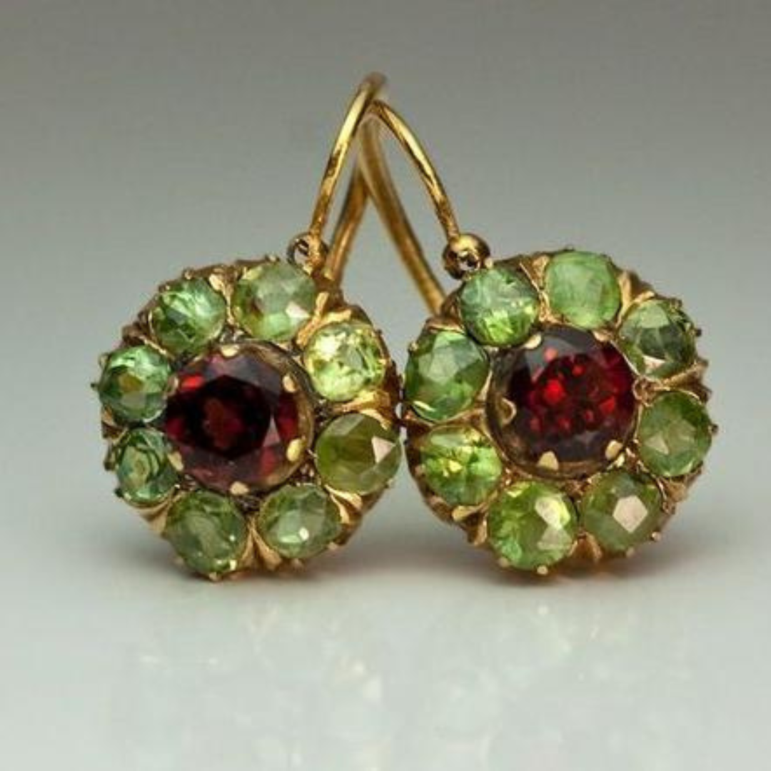 Vintage Crystal Glanzohrringe